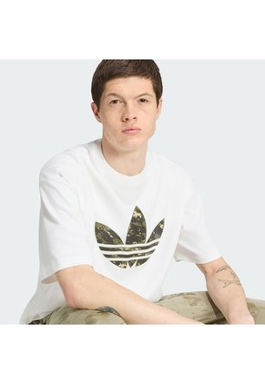 Camiseta Blanco Adidas Camo 2 Trifolio Relleno Blanco