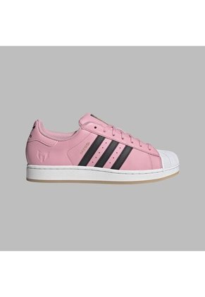 Tenis Adidas Superstar Messi - Rosado - Blanco