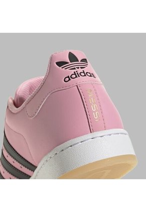 Tenis Adidas Superstar Messi - Rosado - Blanco