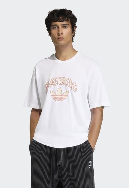 Camiseta adidas Originals Trifolio Series Blanco