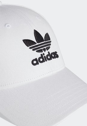 Gorra Blanco-Negro adidas Originals Trifolio Baseball