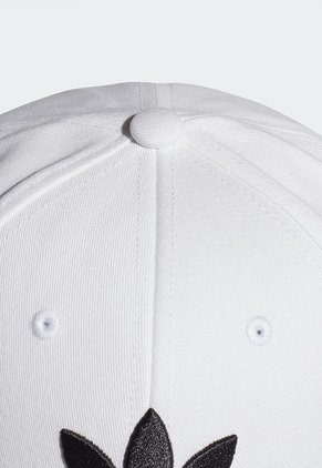 Gorra Blanco-Negro adidas Originals Trifolio Baseball