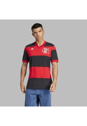 Camiseta Adidas Hombre Local Del CR Flamengo 1981 - Rojo