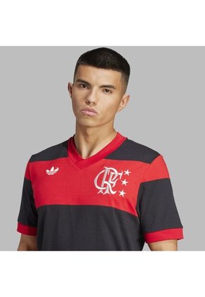 Camiseta Adidas Hombre Local Del CR Flamengo 1981 - Rojo