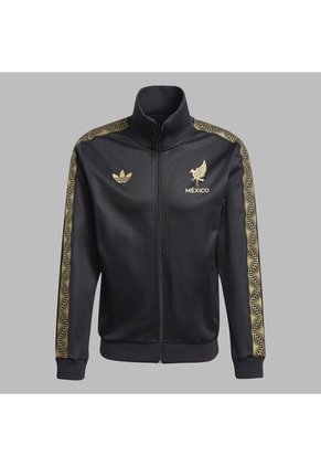 Chaqueta Adidas Hombre Deportivo Fed México- Negro-Dorado