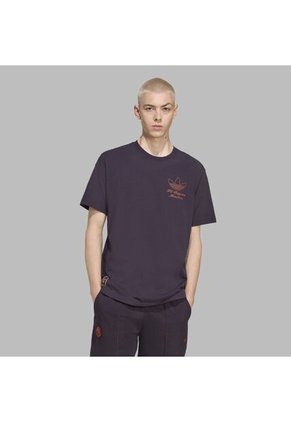 Camiseta Adidas Hombre FCBayern Terrace Icons Graphi-Purpura