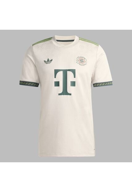 Camiseta Adidas Hombre FC Bayern 25/26 Wiesn - Beige - Gris