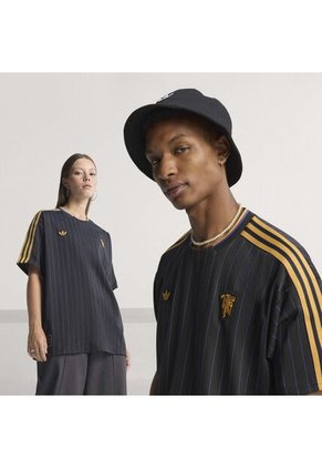 Camiseta Adidas Hombre Terrace Icons Manchester U. - Negro