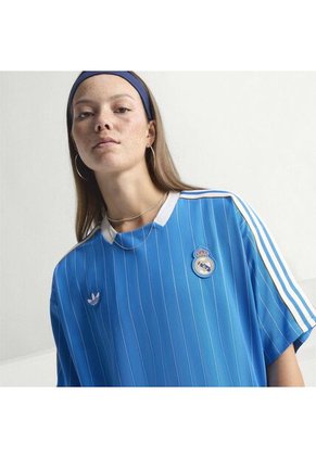 Camiseta Adidas Hombre Real Madrid Terrace Icons Azul