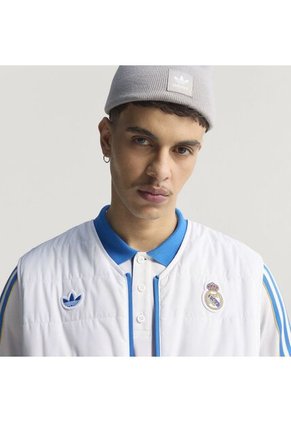 Chaqueta Adidas Hombre Real Madrid Terrace Icons - Azul