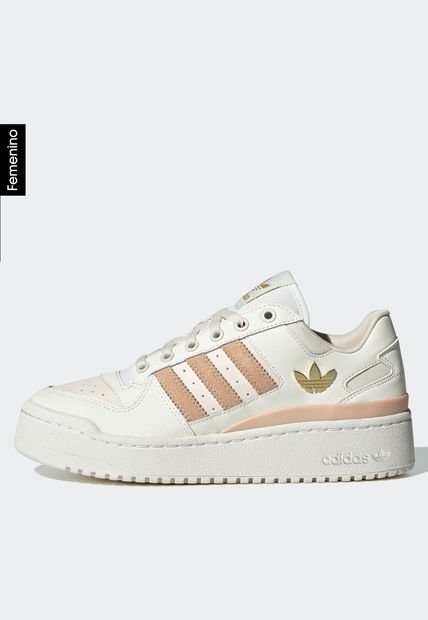 Tenis Lifestyle Beige-Salmón-Marfil adidas Originals Forum Bold