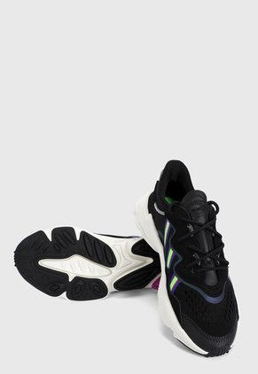 Tenis Lifestyle Negro-Verde-Violeta adidas Originals Ozweego