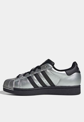 Tenis adidas Originals Superstar II Plateado