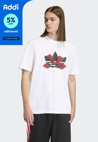 Camiseta adidas Originals Serie Trifolio Roses Blanco adidas Originals