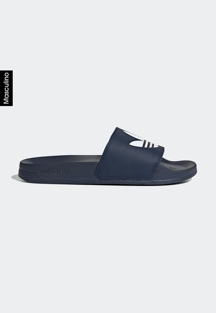 Playera Azul Navy-Blanco adidas Originals Adilette Lite