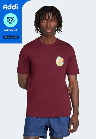 Camiseta adidas Originals Series Borgoña adidas Originals