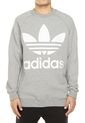 Buzo Gris adidas Originals Oversized Sweat de adidas Originals