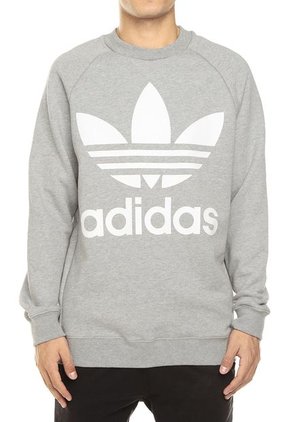 Buzo Gris adidas Originals Oversized Sweat