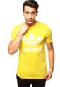 Camiseta Amarilla adidas Orig Trefoil T de adidas Originals