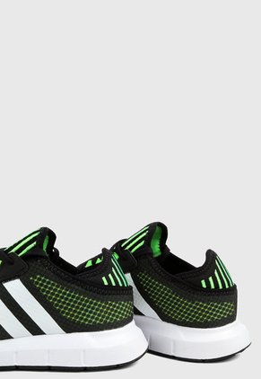 Tenis Lifestyle Negro-Verde-Blanco adidas Originals Swift Run X