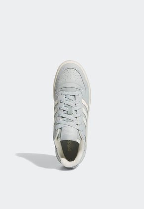 Tenis Lifestyle Gris Claro-Marfil-Blanco adidas Originals Forum Bold Stripes