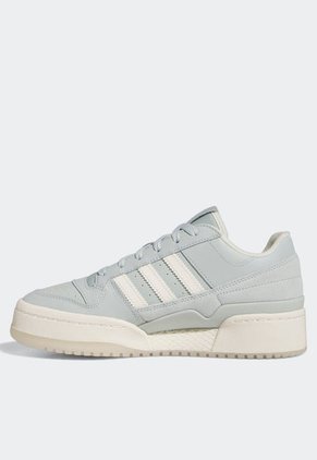 Tenis Lifestyle Gris Claro-Marfil-Blanco adidas Originals Forum Bold Stripes