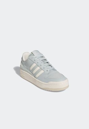 Tenis Lifestyle Gris Claro-Marfil-Blanco adidas Originals Forum Bold Stripes
