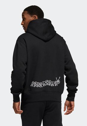 Hoodie Negro-Multicolor adidas Originals Cartoon Linear