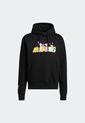 Hoodie Negro-Multicolor adidas Originals Cartoon Linear de adidas Originals