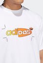 Camiseta Blanco-Naranja-Amarillo adidas Originals Linear Hypersport de adidas Originals