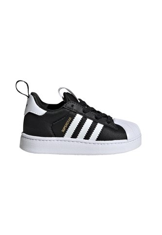 Tenis Negro Adidas Superstar Quickon Bebes adidas Originals