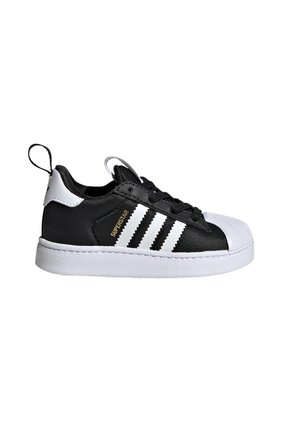 Tenis Negro Adidas Superstar Quickon Bebes