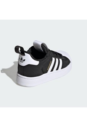 Tenis Negro Adidas Superstar Quickon Bebes