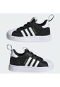 Tenis Negro Adidas Superstar Quickon Bebes de adidas Originals