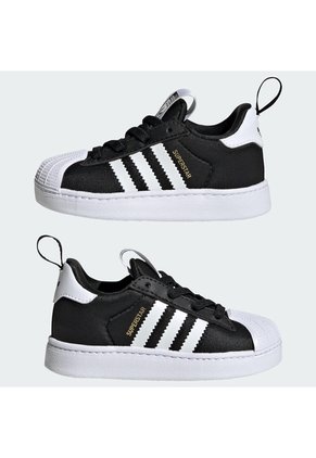Tenis Negro Adidas Superstar Quickon Bebes