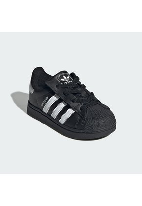 Tenis Negro Adidas Originals Superstar II Bebes