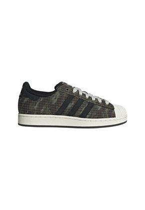 Tenis Gris Adidas Superstar II Negro