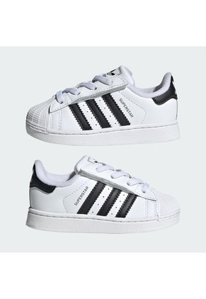 Tenis Blanco Adidas Originals Superstar II Bebes