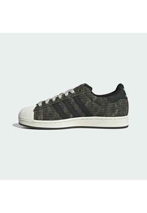 Tenis Gris Adidas Superstar II Negro