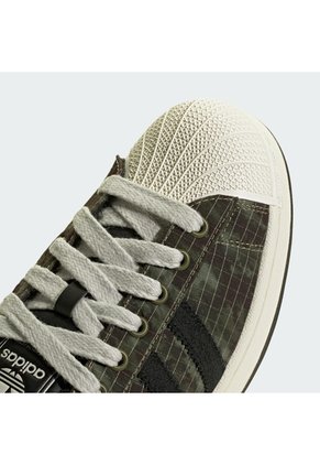 Tenis Gris Adidas Superstar II Negro