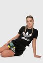 Camiseta Negro-Blanco adidas Originals Triofilo de adidas Originals