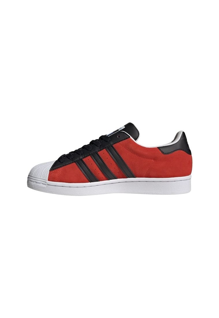 adidas gazelle silver green womens Men's Adidas Superstar II Leather Sneakers in Victory Red – CHROME main image 1
