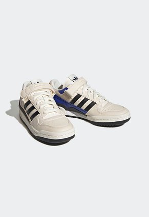 Tenis Lifestyle Beige-Negro-Azul adidas Originals Forum Low