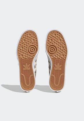 Tenis Lifestyle Beige-Café-Blanco adidas Originals Nizza Platform Mid