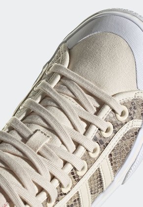 Tenis Lifestyle Beige-Café-Blanco adidas Originals Nizza Platform Mid