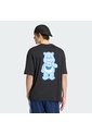 Camiseta Blanco Adidas Care Bear Oversize Negro de adidas Originals