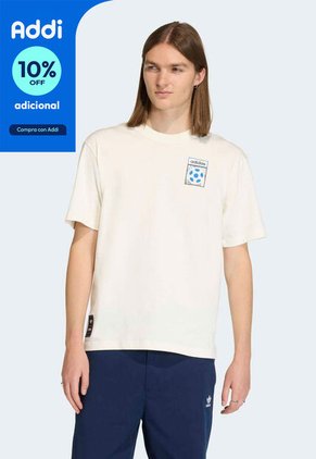 Camiseta adidas Originals Archive Country Flag Marfil