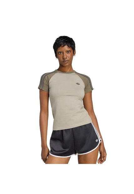 Camiseta Rosado Adidas SST Verde