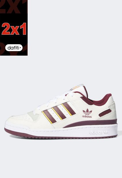 Tenis adidas Originals Forum Low CL Marfil