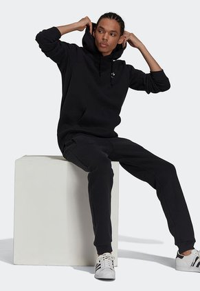 Buzo Negro-Blanco adidas Originals Essentials Trifolio